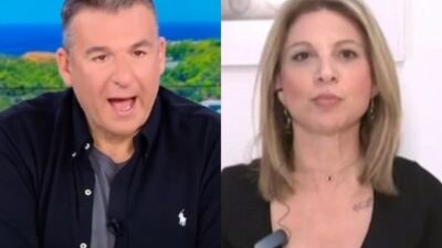 Ο Γιώργος Λιάγκας και η Μαρία Καρυστιανού