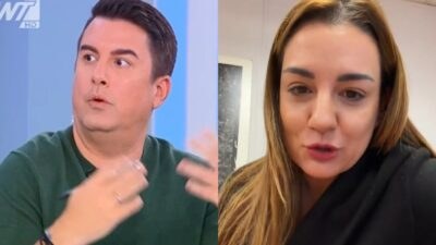 Ο Πάνος Κατσαρίδης και η Ελίνα Παπίλα