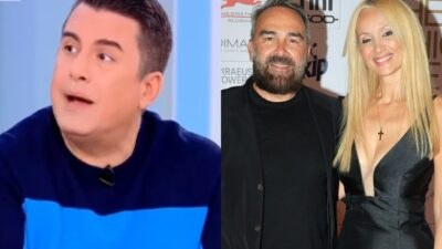 Ο Πάνος Κατσαρίδης, η Ναταλί Κάκκαβα και ο Γρηγόρης Γκουντάρας