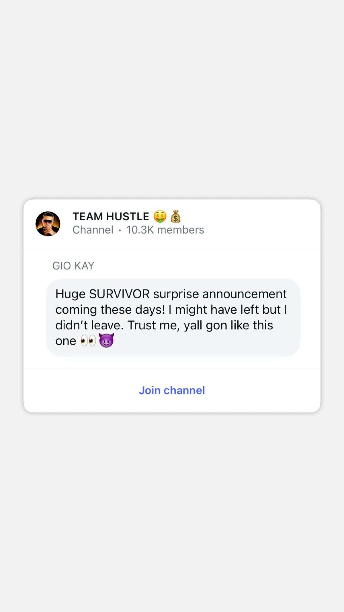 Gio Kay Telegram