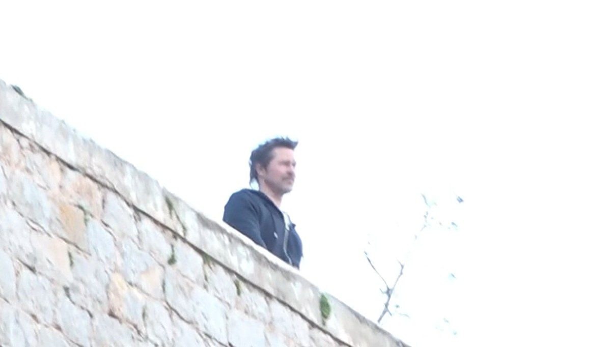 Ο Brad Pitt στην Ύδρα