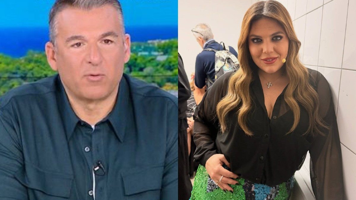 Ο Γιώργος Λιάγκας και η Δανάη Μπάρκα