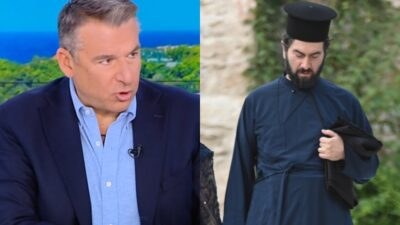 Ο Γιώργος Λιάγκας και ο πατέρας Αντωνίος