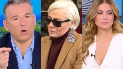 O Γιώργος Λιάγκας, η Άρια Καλύβα, και η Δέσποινα Καμπούρη