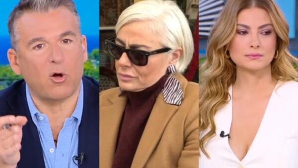 O Γιώργος Λιάγκας, η Άρια Καλύβα, και η Δέσποινα Καμπούρη