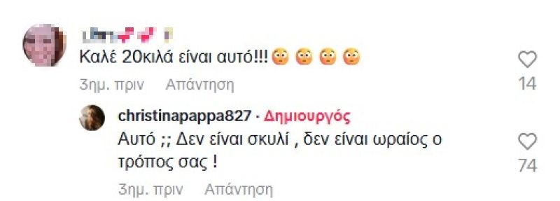 Χριστίνα Παππά: Το βίντεο με την Άννα Μπεζάν και τα απαράδεκτα σχόλια - «Καλέ 20 κιλά είναι αυτό»