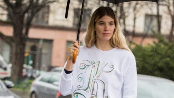 πουκάμισο και φούτερ στο street style