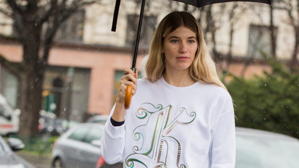 πουκάμισο και φούτερ στο street style