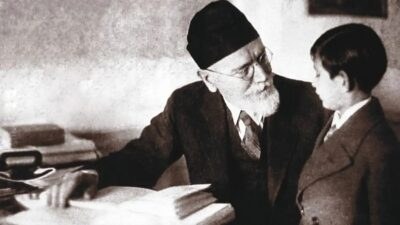 Ο Ελευθέριος Βενιζέλος με τον εγγονό του