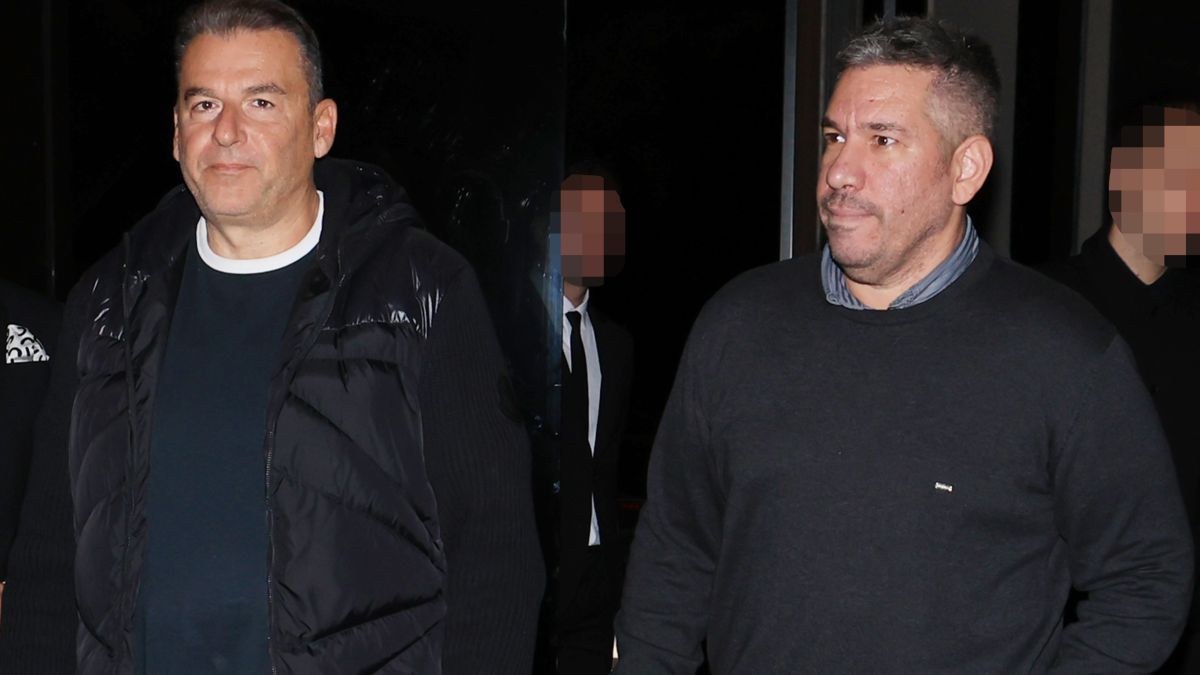 Ο Χάρης Λεμπιδάκης και Γιώργος Λιάγκας