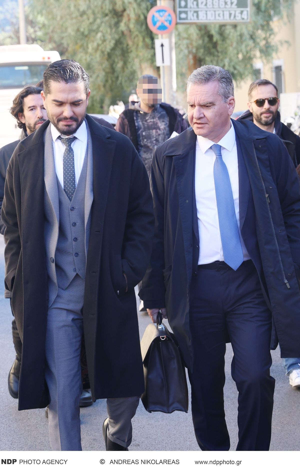 O Χρήστος Μάστορας έξω από τα δικαστήρια