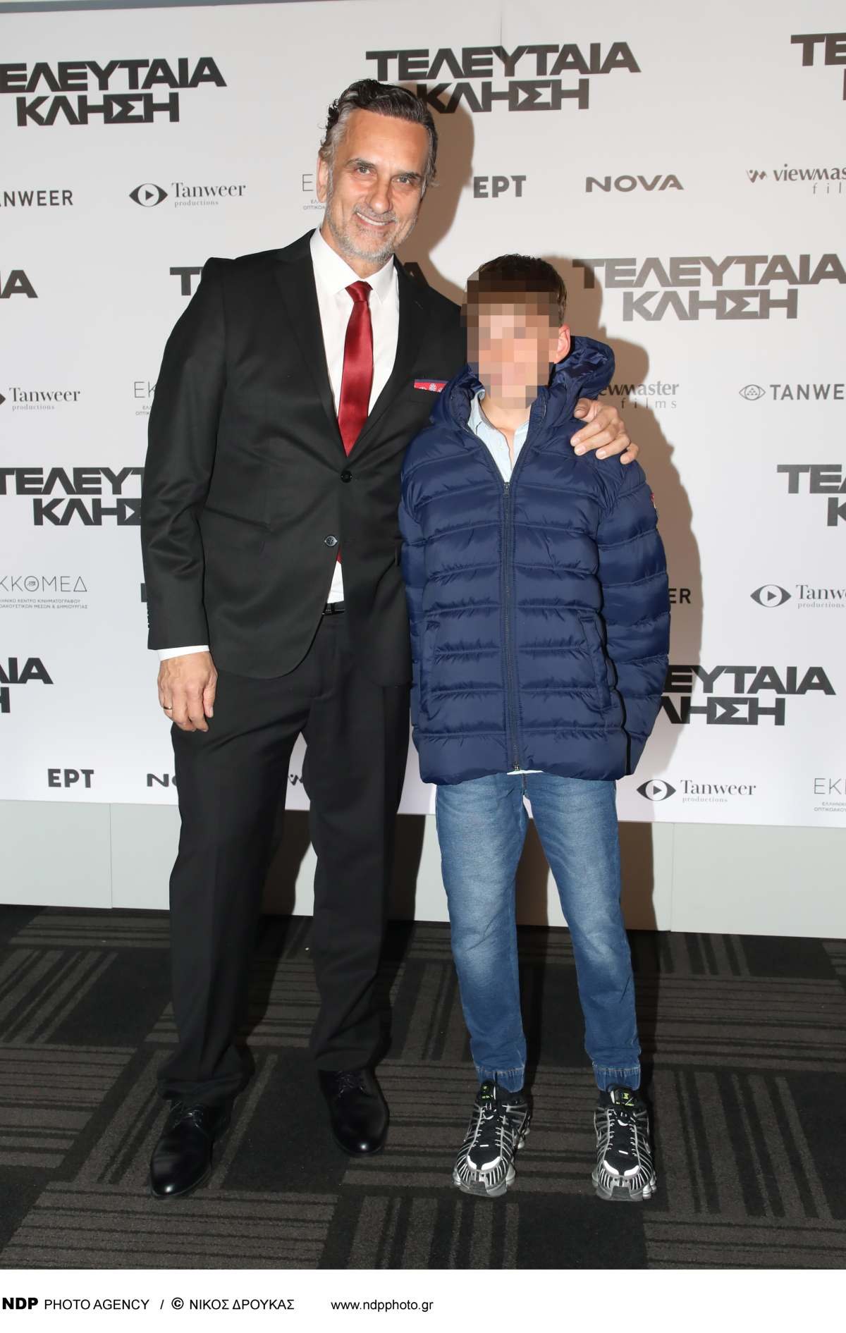Ο Νίκος Ψαρρας με τον γιο του, Πάνο