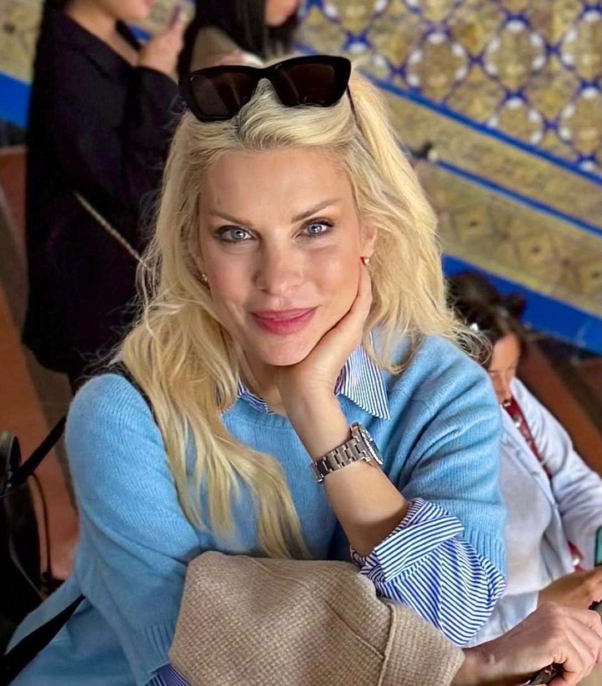 Η Ελένη Μενεγάκη στην Ισπανία