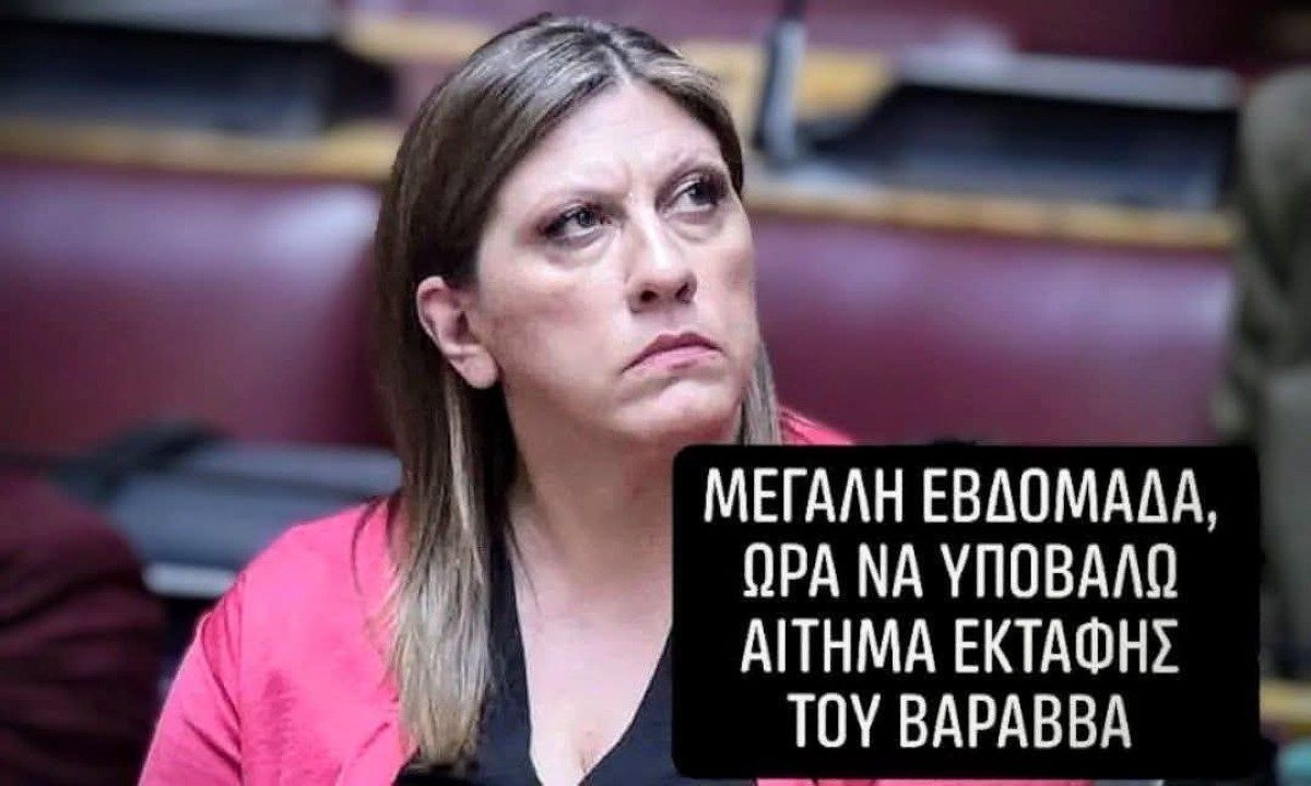 Η εικόνα με τη Ζωή Κωνσταντοπούλου που κυκλοφόρησε στα social media
