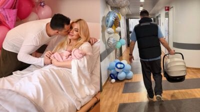 Κατερίνα Παναγιώτης με το μωρό