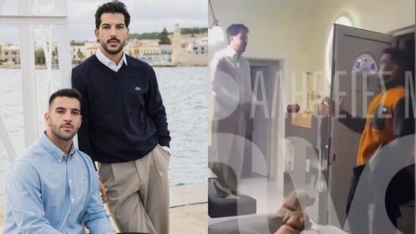 Ο Γιάννης Μαλλιαρός με τον αδερφό του, Μάνο Μαλλιαρό