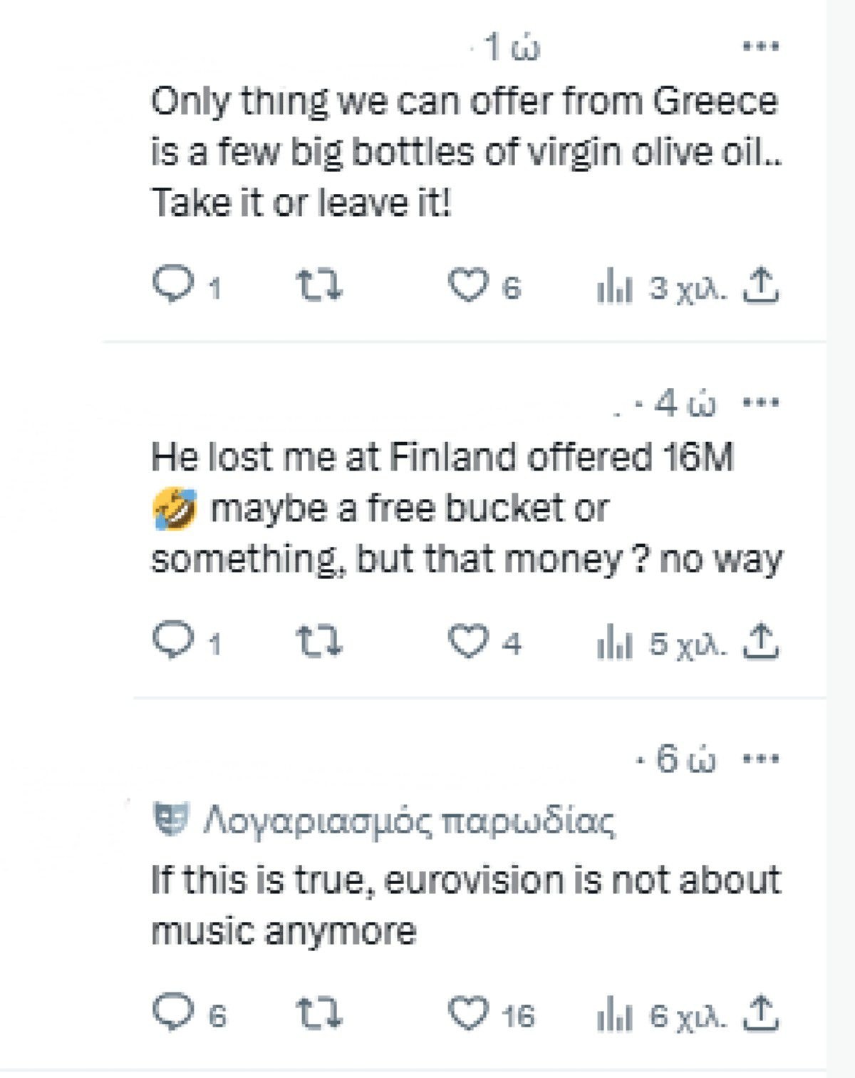 Eurovision Σχόλια