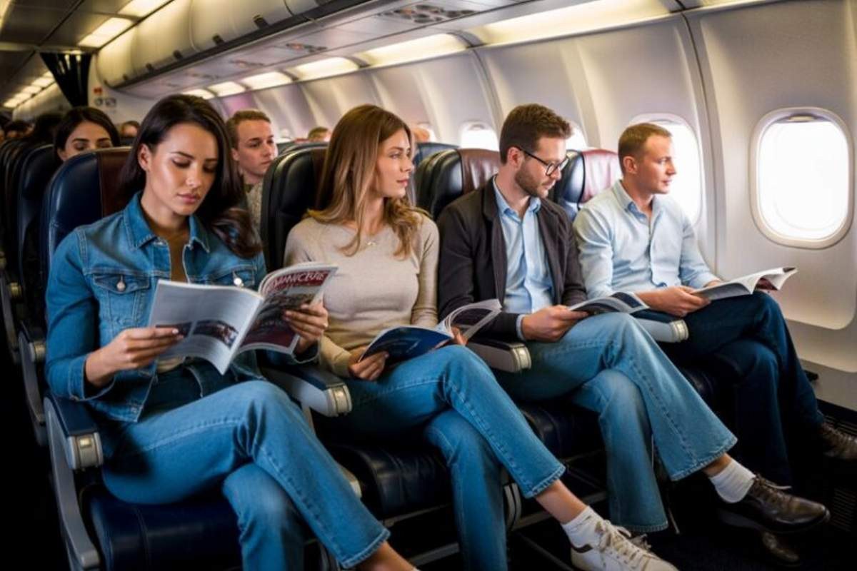 Ryanair καμπίνα αεροσκάφους