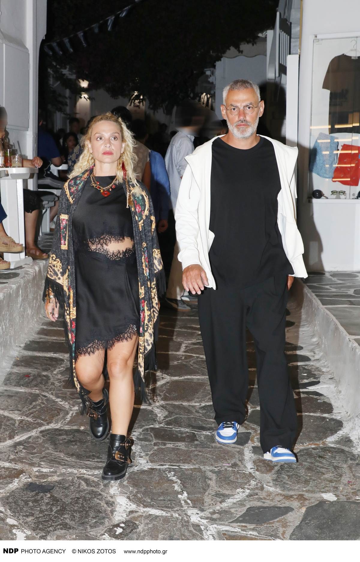 Η Ελεωνόρα Ζουγανέλη και ο Νίκος Συρίγος στη Μύκονο