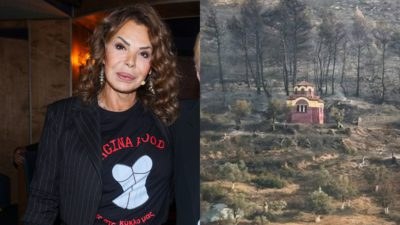 Η Άννα Κουρουπού για την εκκλησία που κάηκε