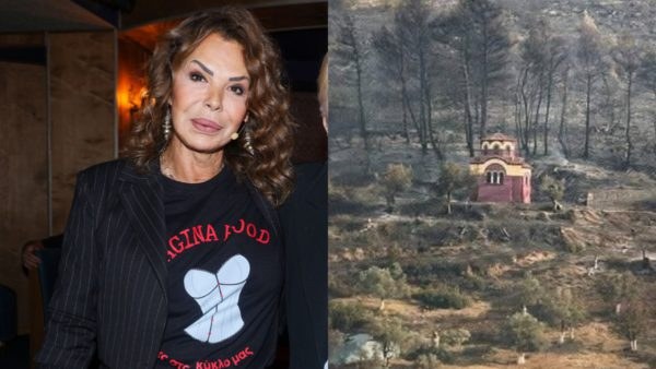 Η Άννα Κουρουπού για την εκκλησία που κάηκε