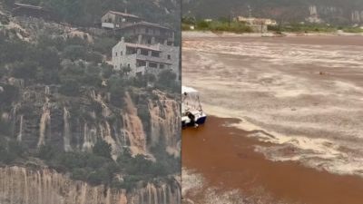 Βροχή στη Μάνη