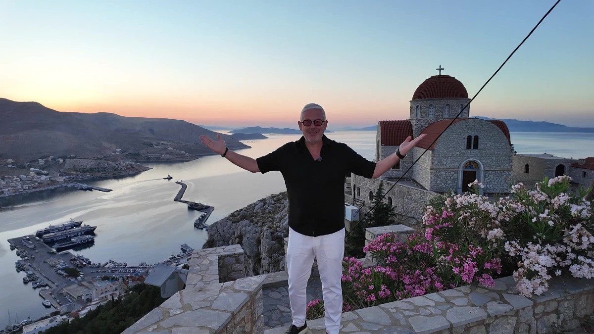 Ο Τάσος Δούσης στην Κάλυμνο