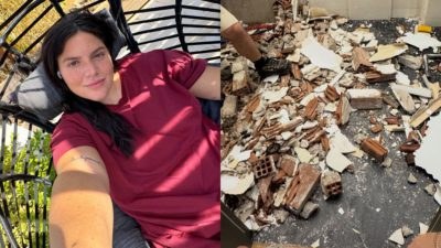 Εργασίες στο σπίτι της Δανάης Μπάρκα