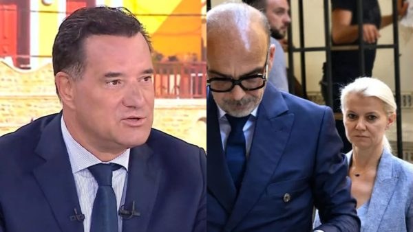 Ο Άδωνις Γεωργιάδης με τους γιατρούς του Μαζωνάκη