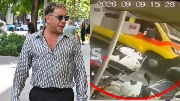 Το ασθενοφόρο που πήρε τον Γιώργο Μαζωνάκη