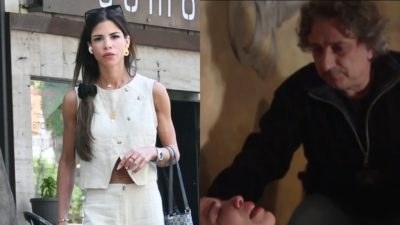 Η Δάφνη Καραβοκύρη με τον υπνοθεραπευτή