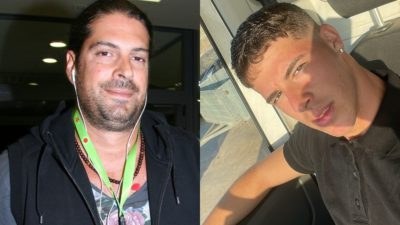 Ο Λορέντζο Καριέρε με τον γιο του, Ρομπέρτο