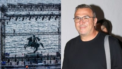 Αντώνης Ρέμος, Άγαλμα Μεγάλου Αλεξάνδρου