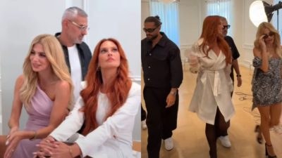 Σίσσυ Χρηστίδου backstage
