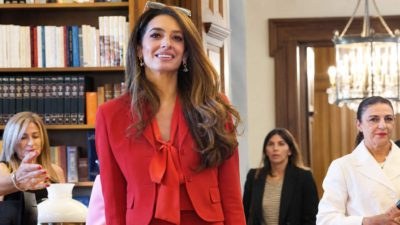 Η Αμάλ Αλαμουντίν στην Αθήνα