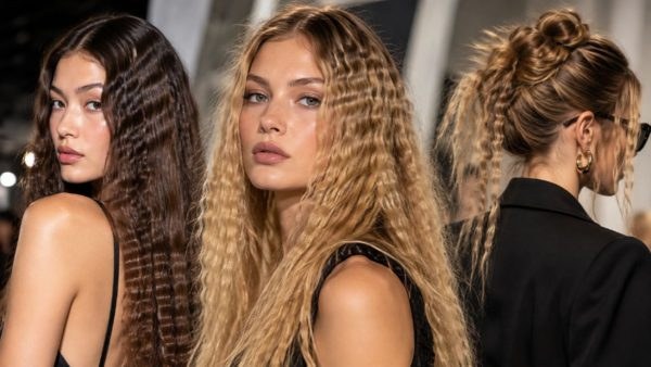 Crimped hair