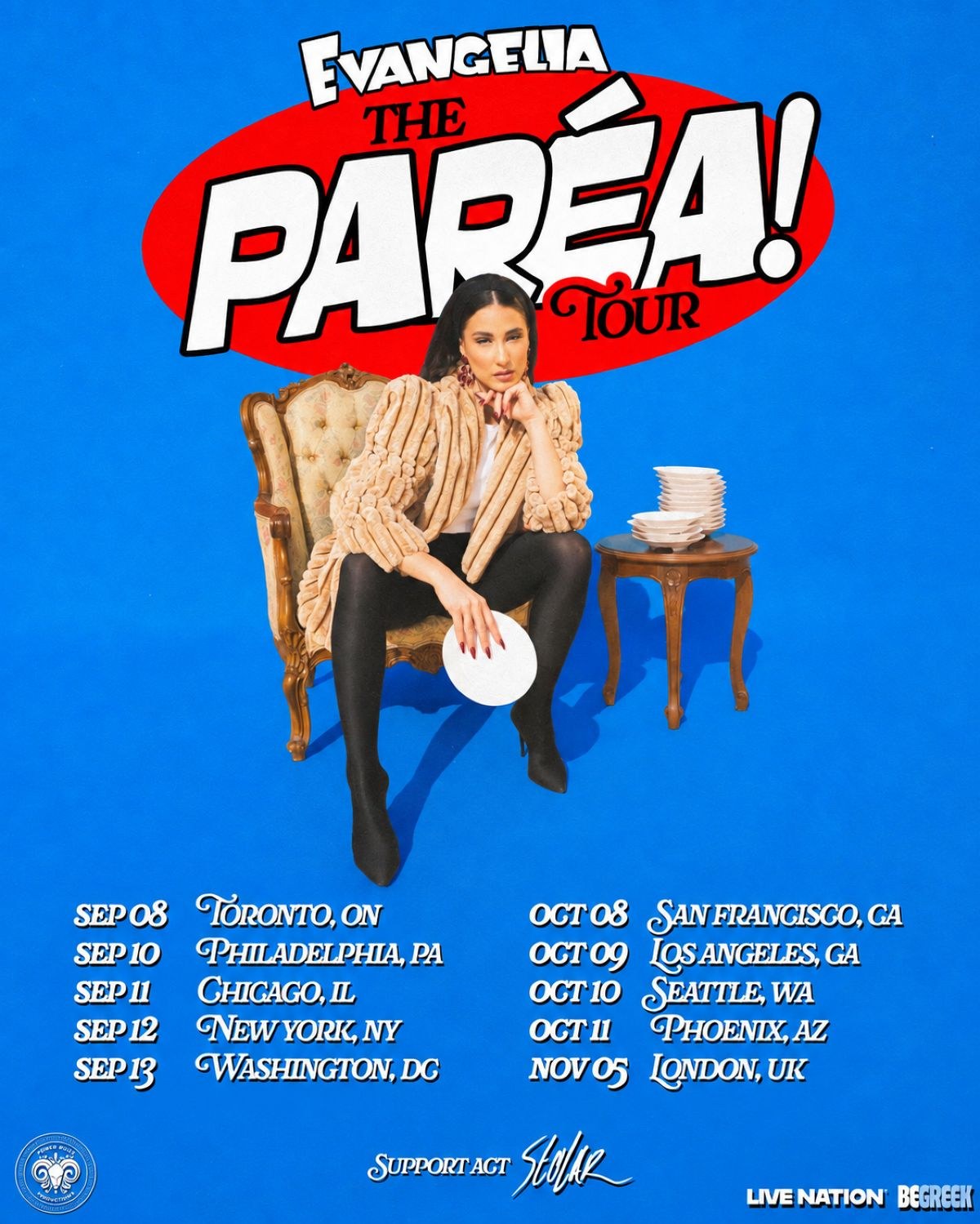 Evangelia Parea tour