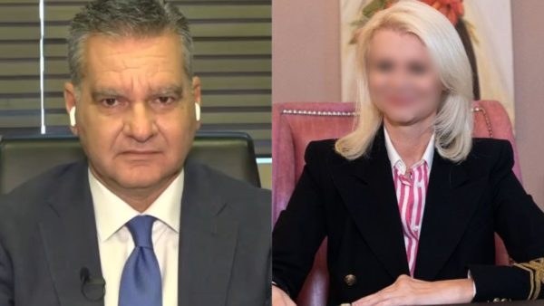 Ο Χαράλαμπος Λυκούδης με τη γιατρό του Μαζωνάκη