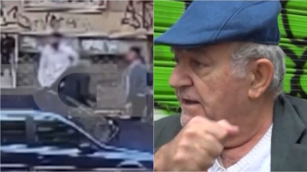 Ο ηλικιωμένος που δέχτηκε επίθεση για τον σταυρό του