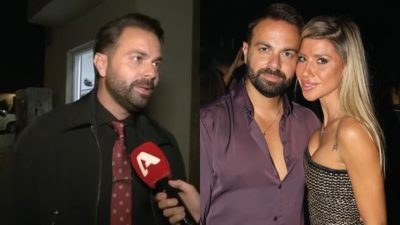 Ο Ηλίας Βρεττός και η Αναστασία Δεληγιάννη