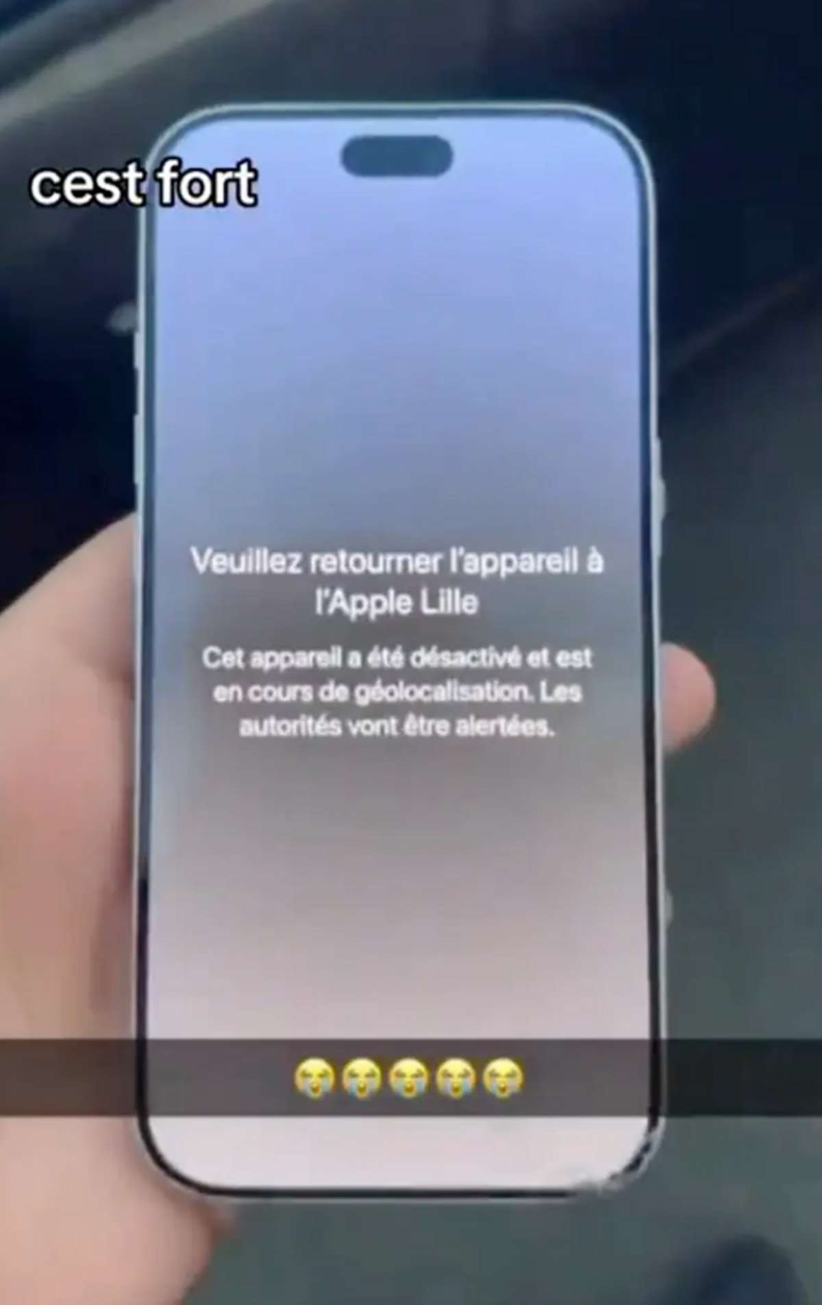 iPhone της Apple κλεμμένο από το Παρίσι