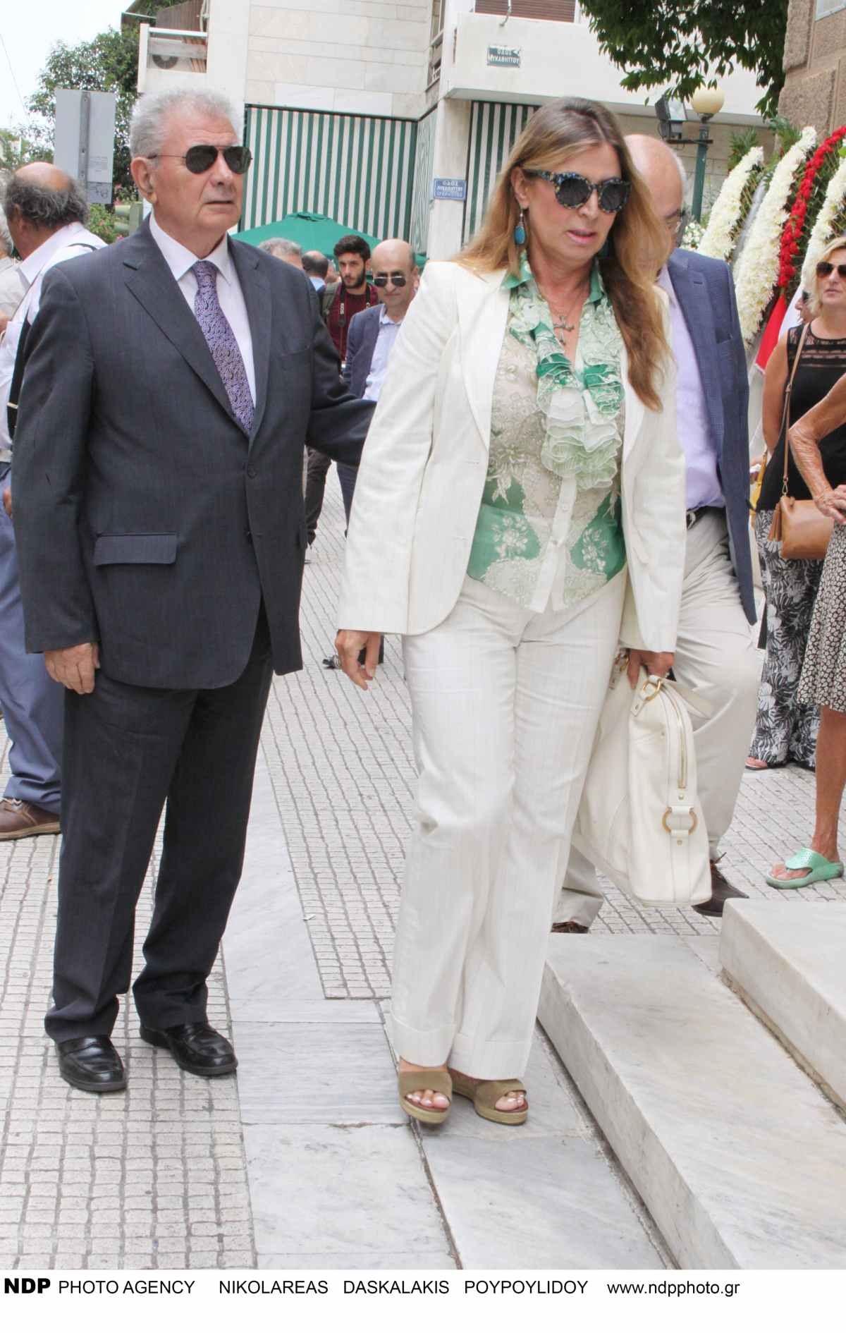 Ο Σήφης Βαλυράκης με την σύζυγό του